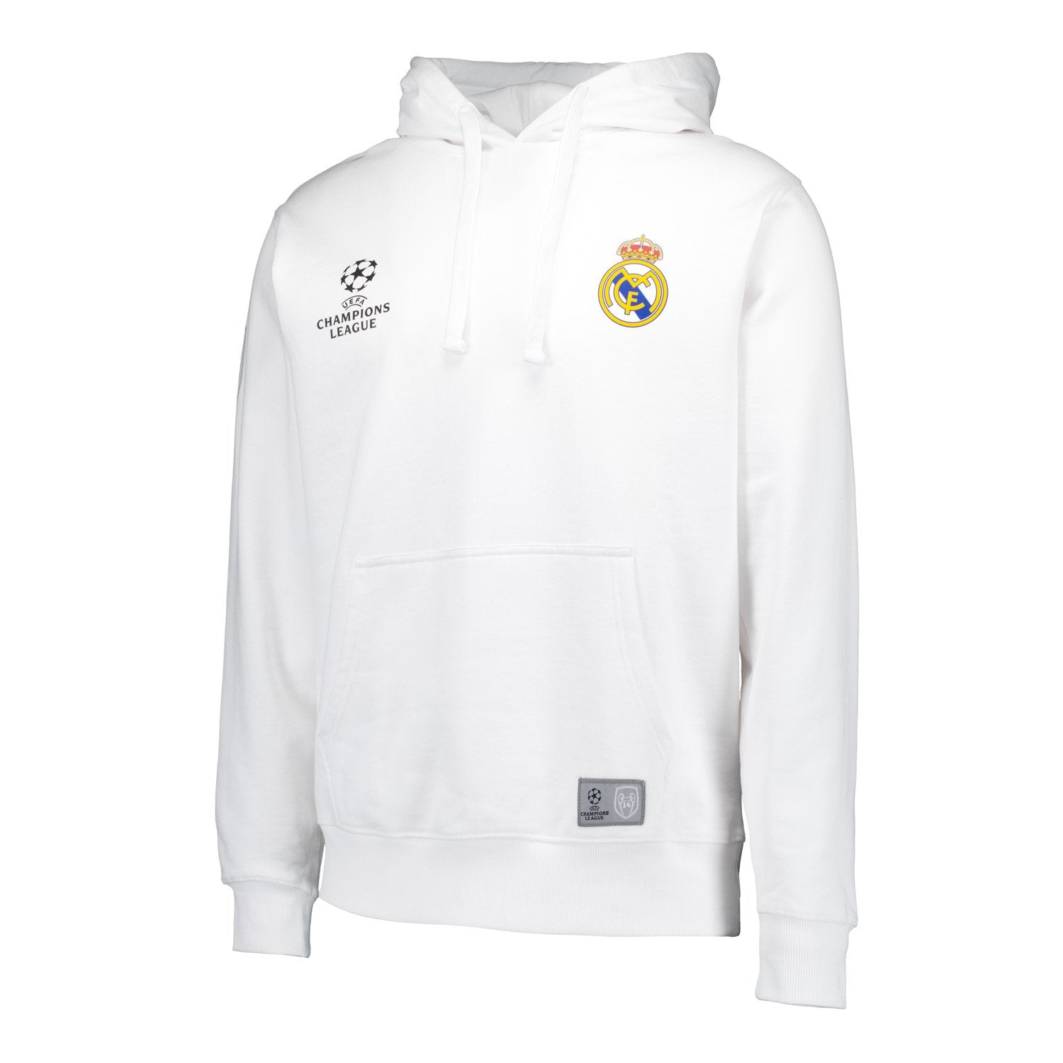 Mens UCL 14 Champions Hoodie White