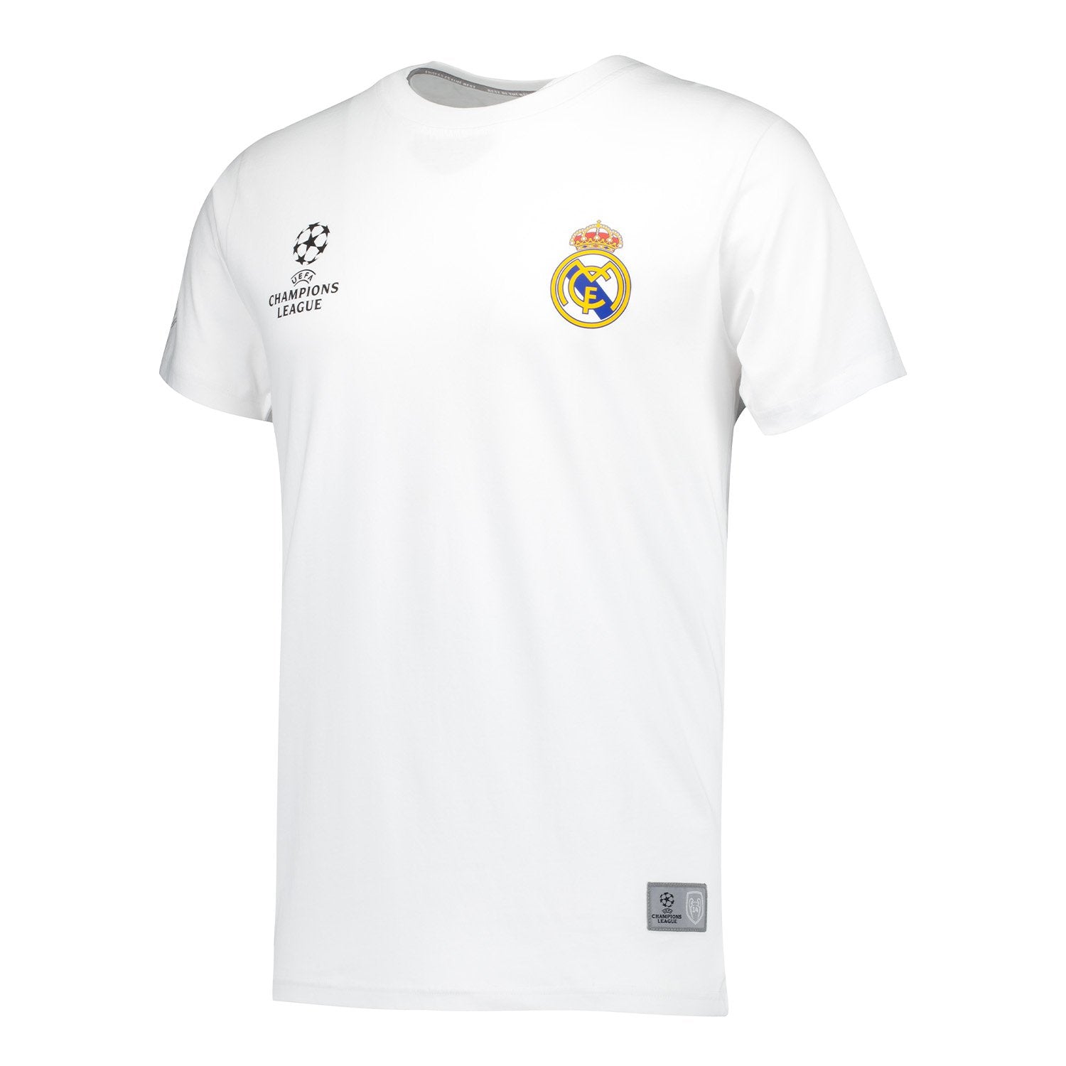 メンズ UCL 14 チャンピオンズ Tシャツ ホワイト – レアル・マドリード