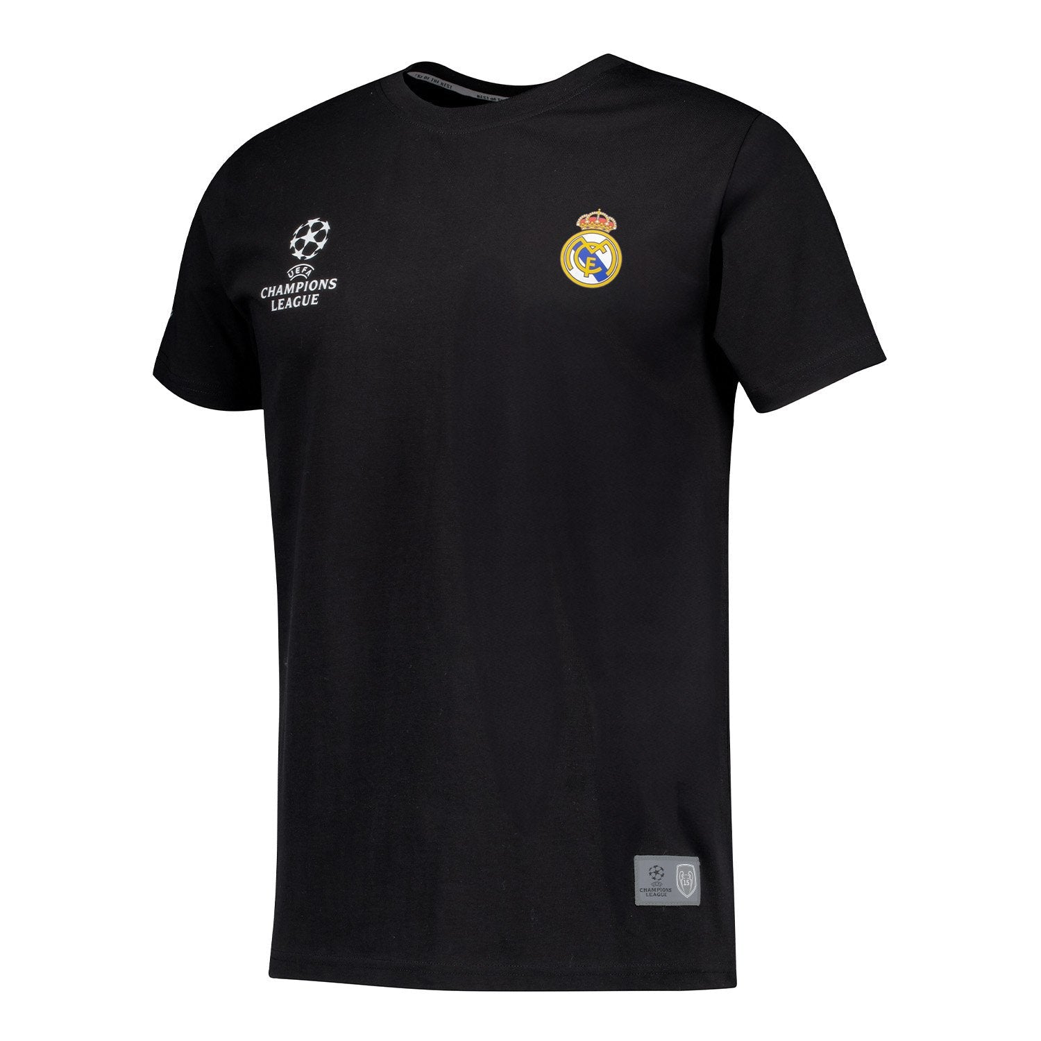 Camiseta Hombre Negra | UEFA Champions League 1 – レアル