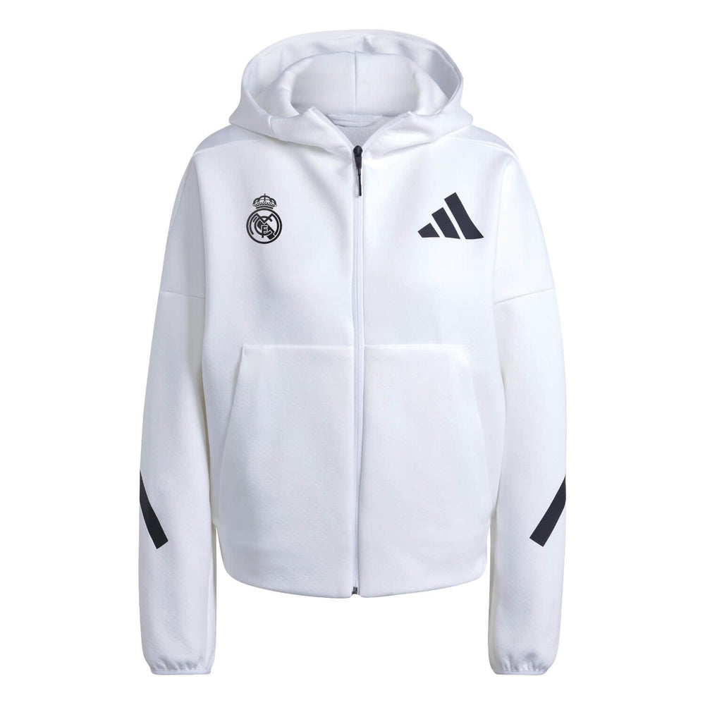 Womens adidas Real Urban Full Zip Hoodie White