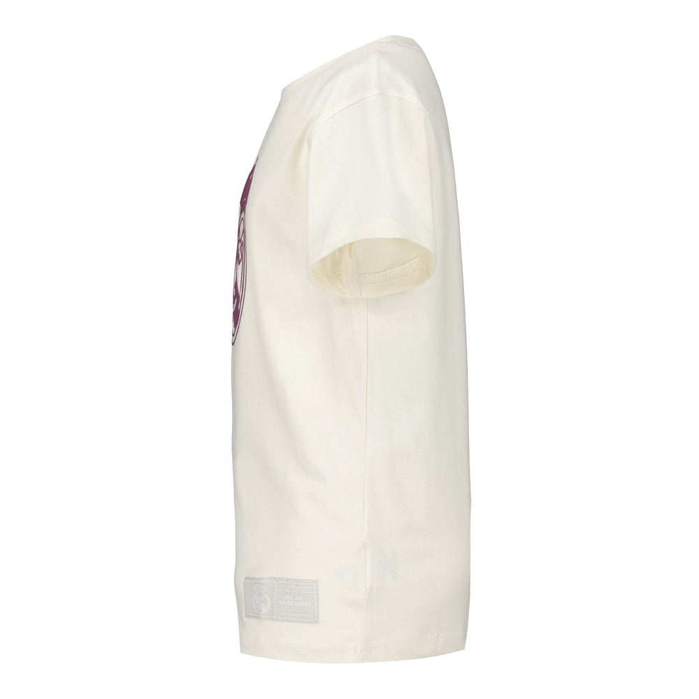 Kids Color Crest T-Shirt Off White Real Madrid