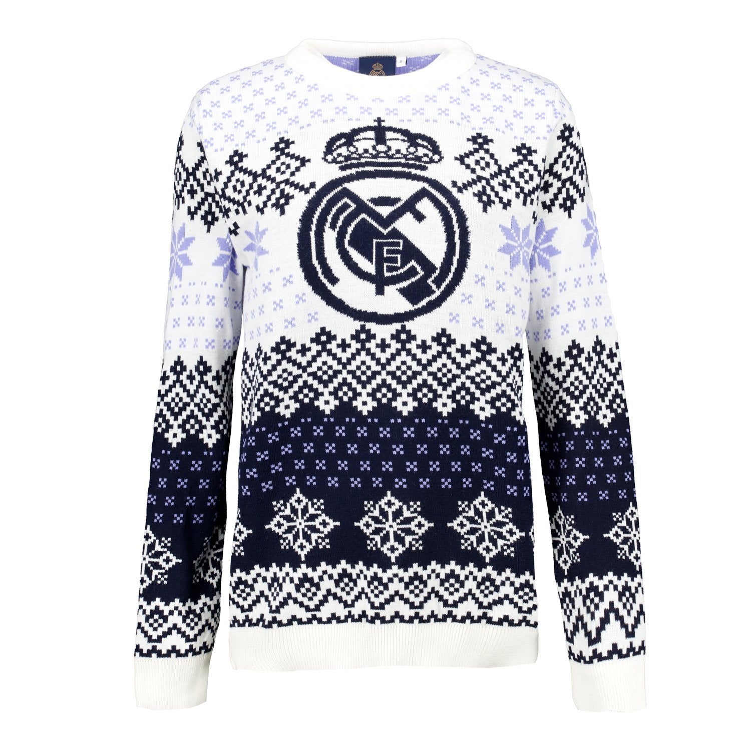 Womens Christmas Sweater Crest Lilac