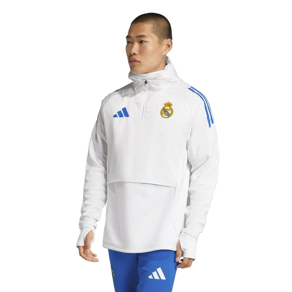 Mens adidas UCL Training Winter Top 25/26 White