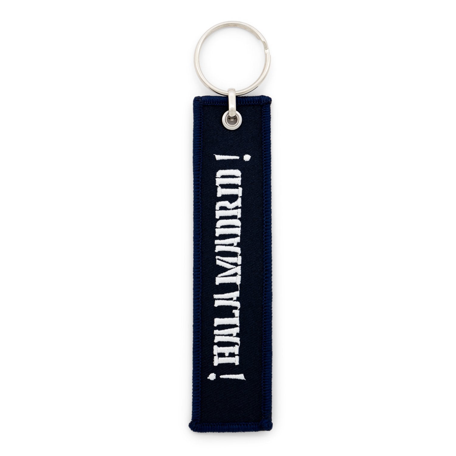 Fabric Keychain Blue