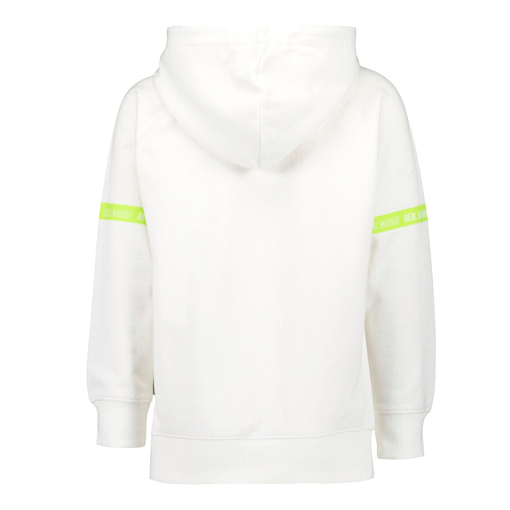 Kids Hoodie Fan Kids Tape Sleeve White Real Madrid