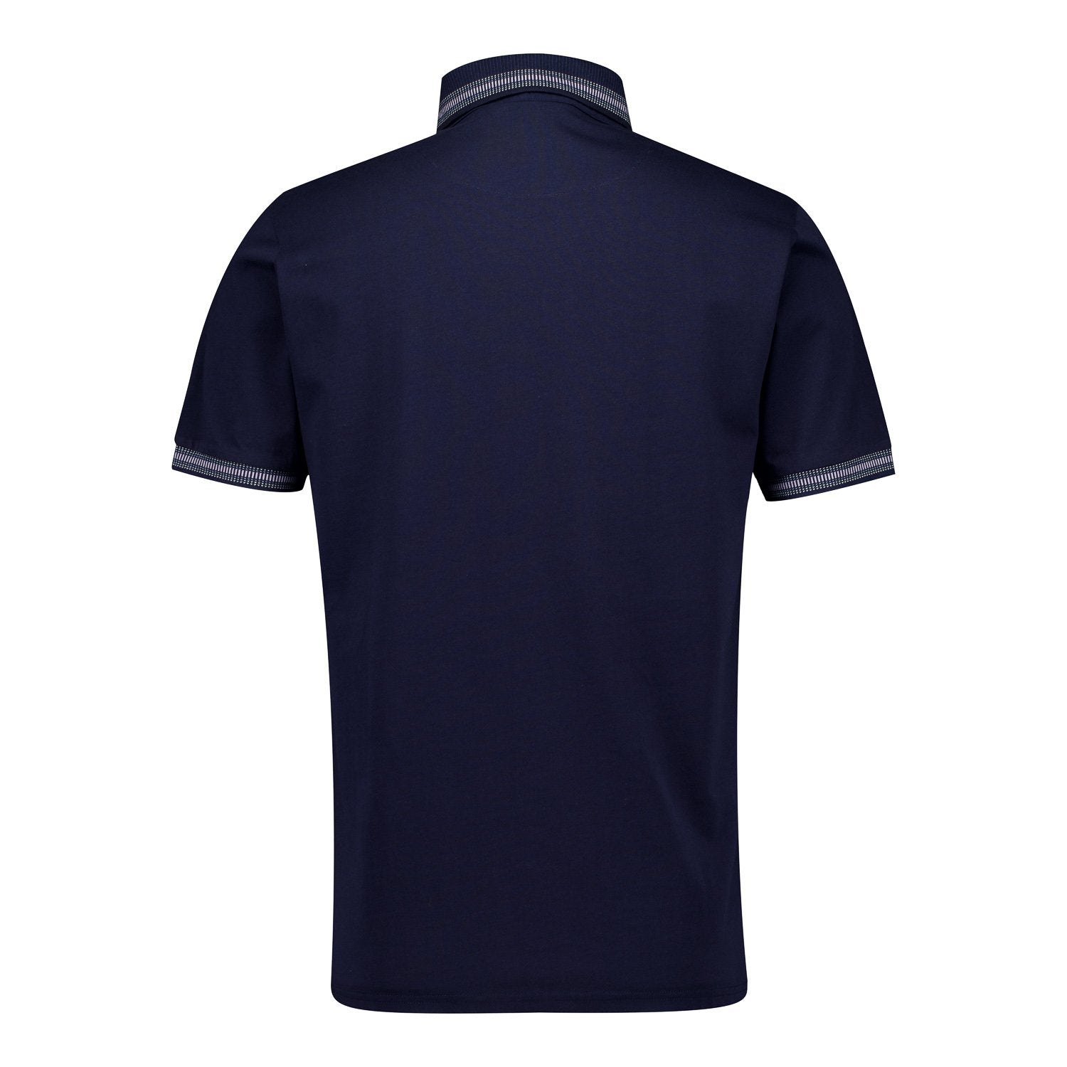 Mens Pastel Multi Tipped Polo Shirt Navy Real Madrid