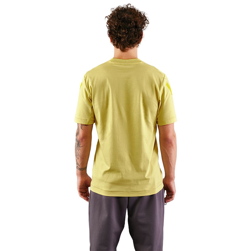 Mens adidas Real Urban T-Shirt Yellow