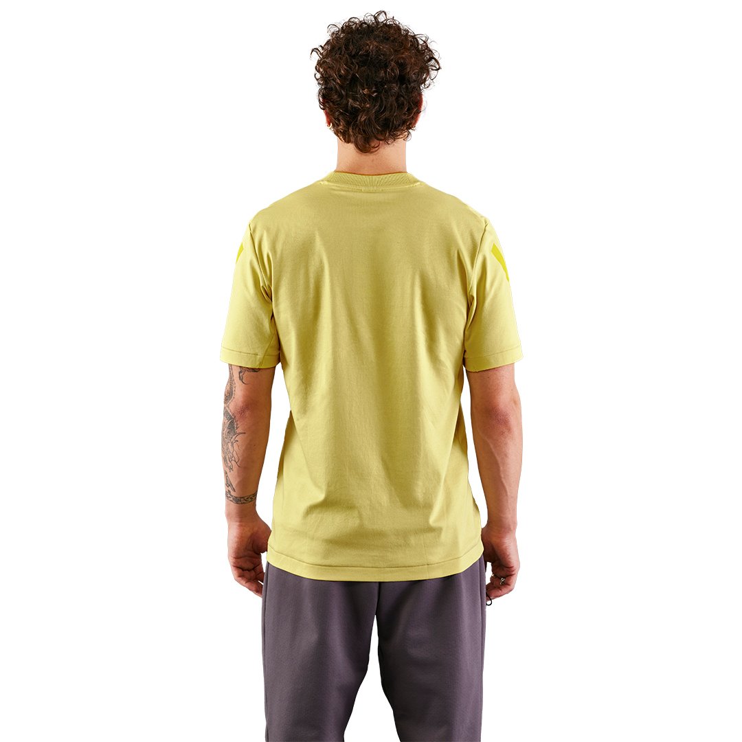 Mens adidas Real Urban T-Shirt Yellow