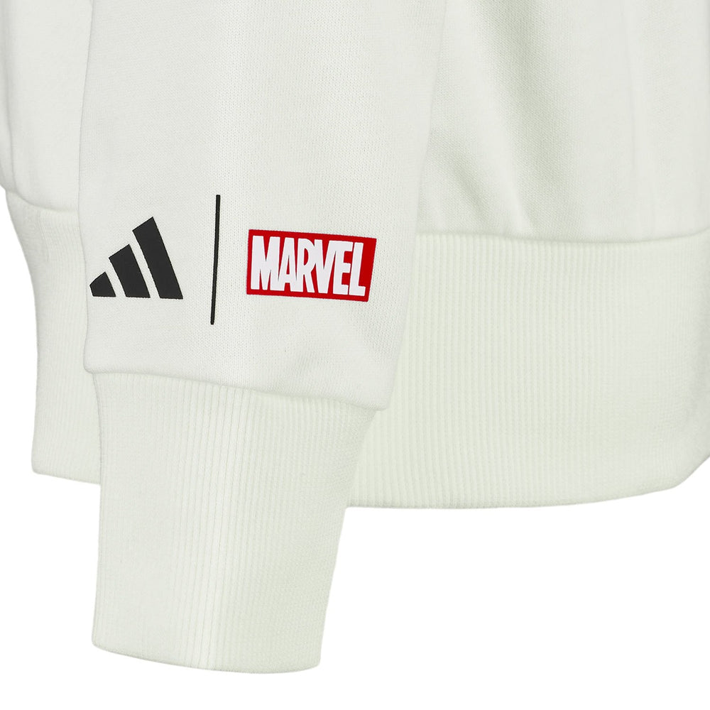 Youth adidas Marvel Hoodie 25/26 White
