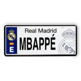Real Madrid Mbappé License Plate