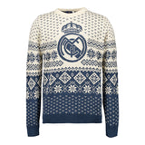 Jersey Navideño Hombre Escudo Beige