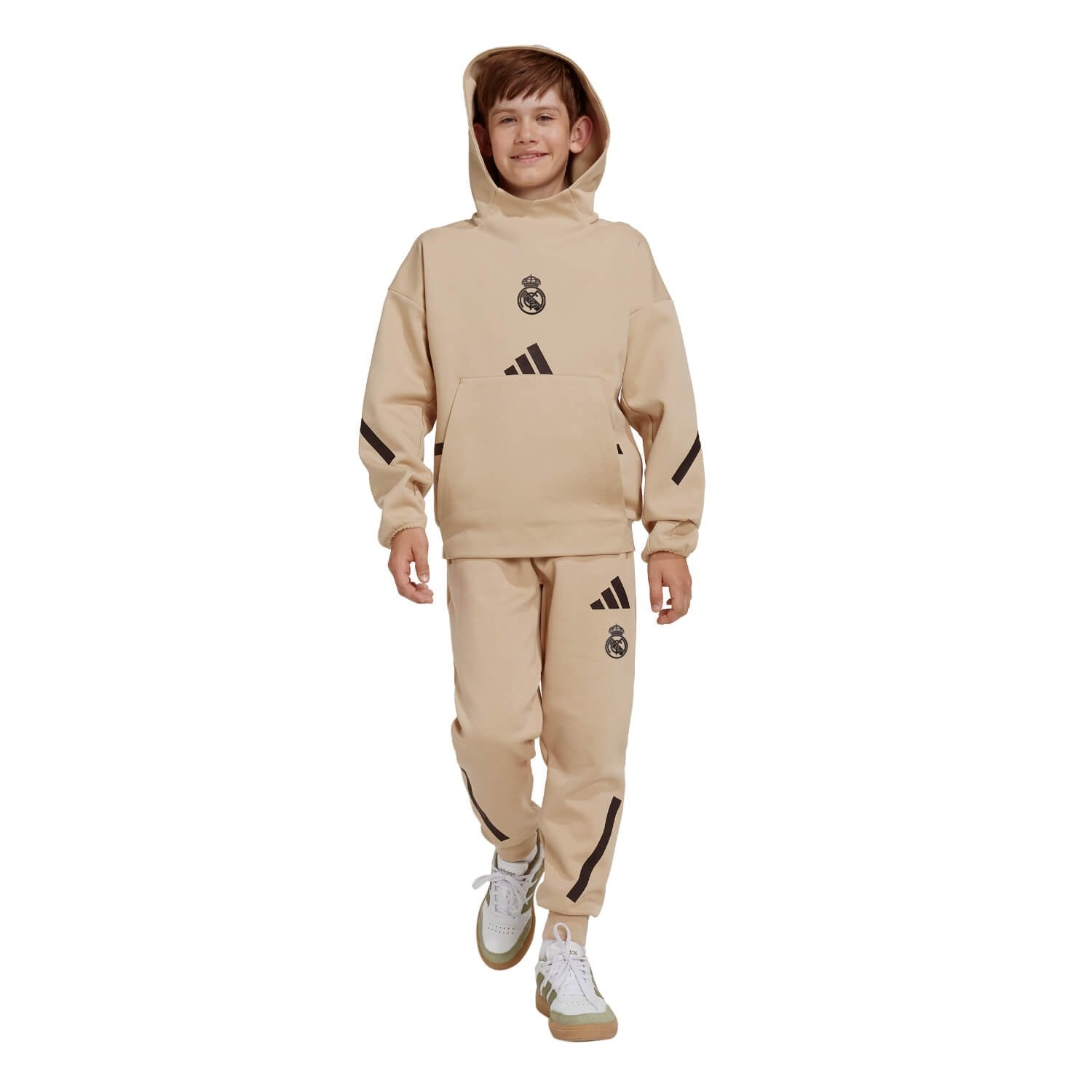 Kids adidas Real Urban Pants Cream/ Black