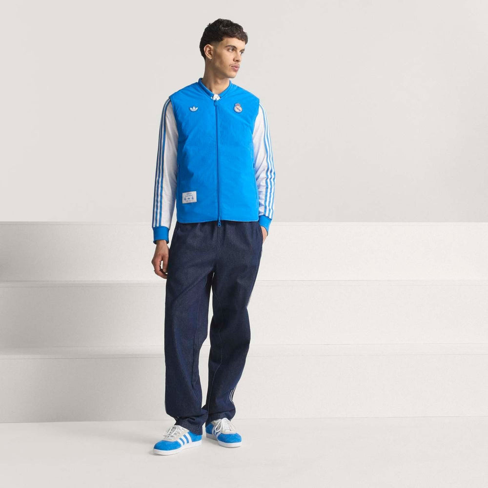 Mens adidas Originals Terrace Icons Reversible Vest 25/26 Blue