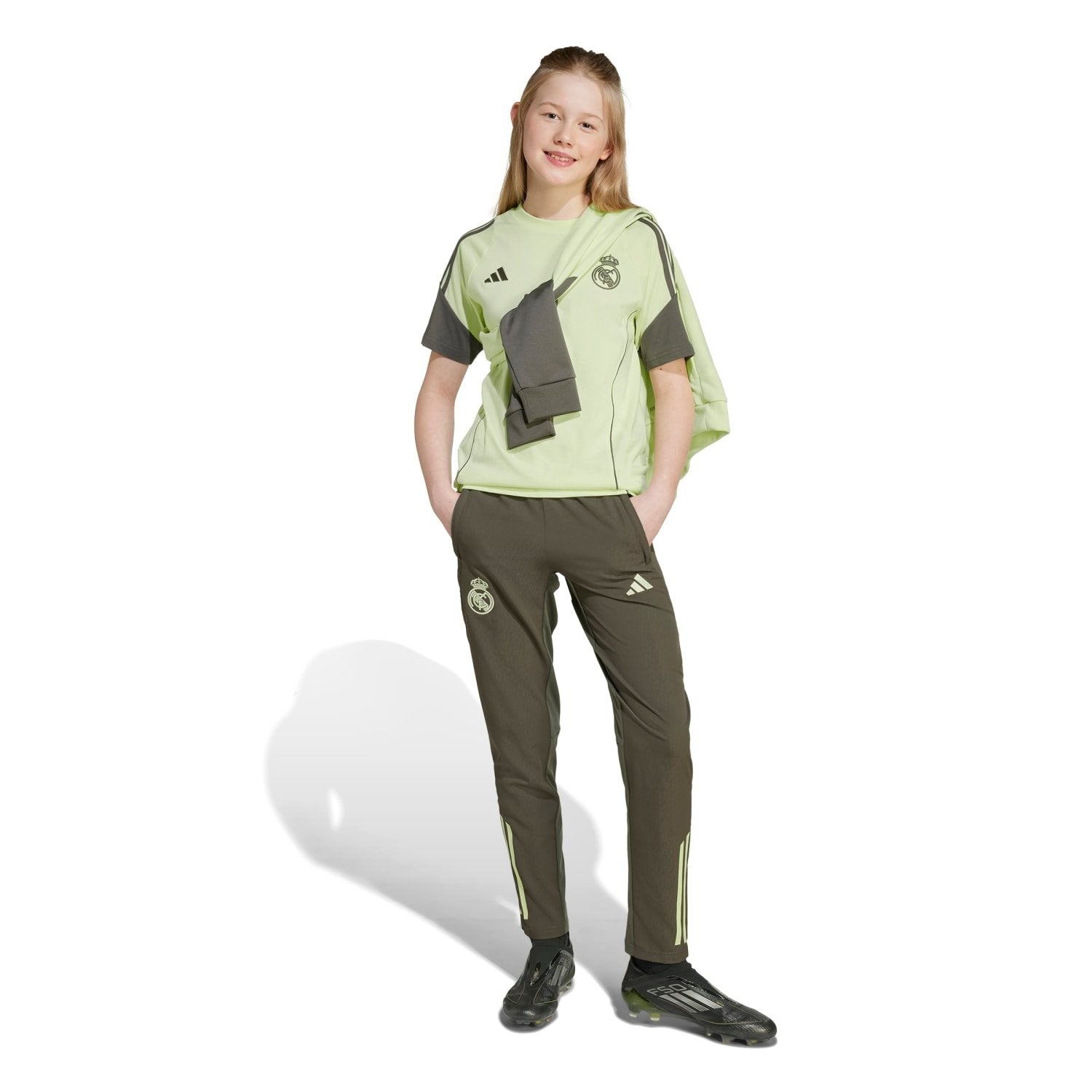 Kids adidas Training T-Shirt 25/26 Lime Green