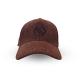Gorra Escudo de Pana Marrón Real Madrid