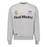 男款 Real Madrid x NFL 套头卫衣 灰色