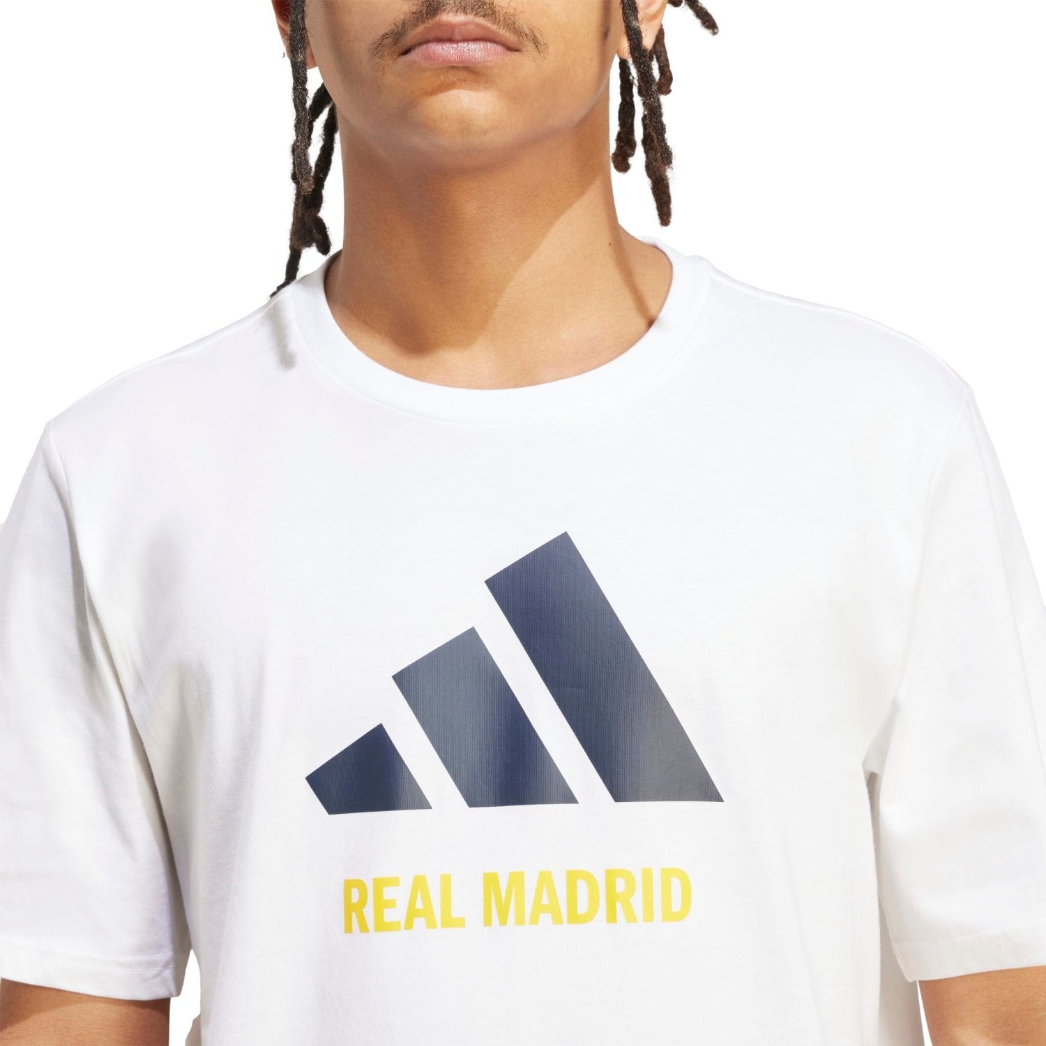 Mens adidas SZN Graphic T-Shirt 25/26 White – Official Real Madrid