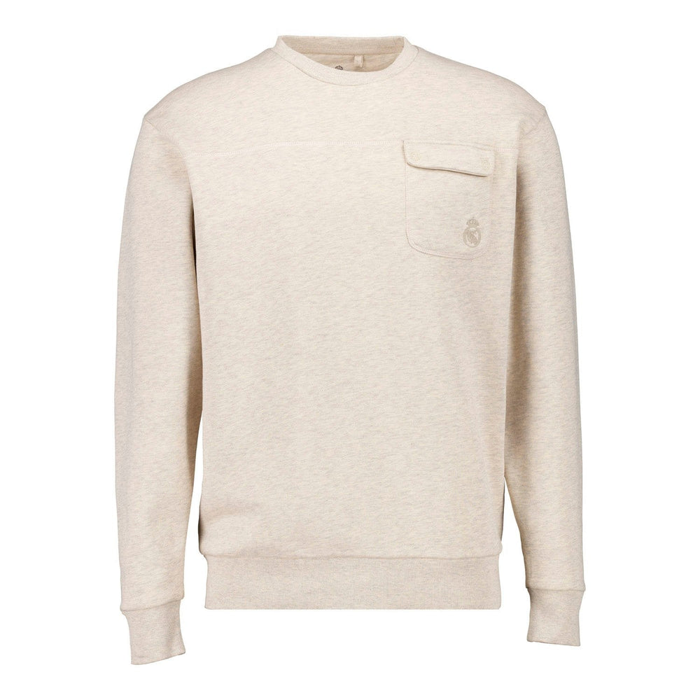 Mens Plum Noir Crew Sweat Cream