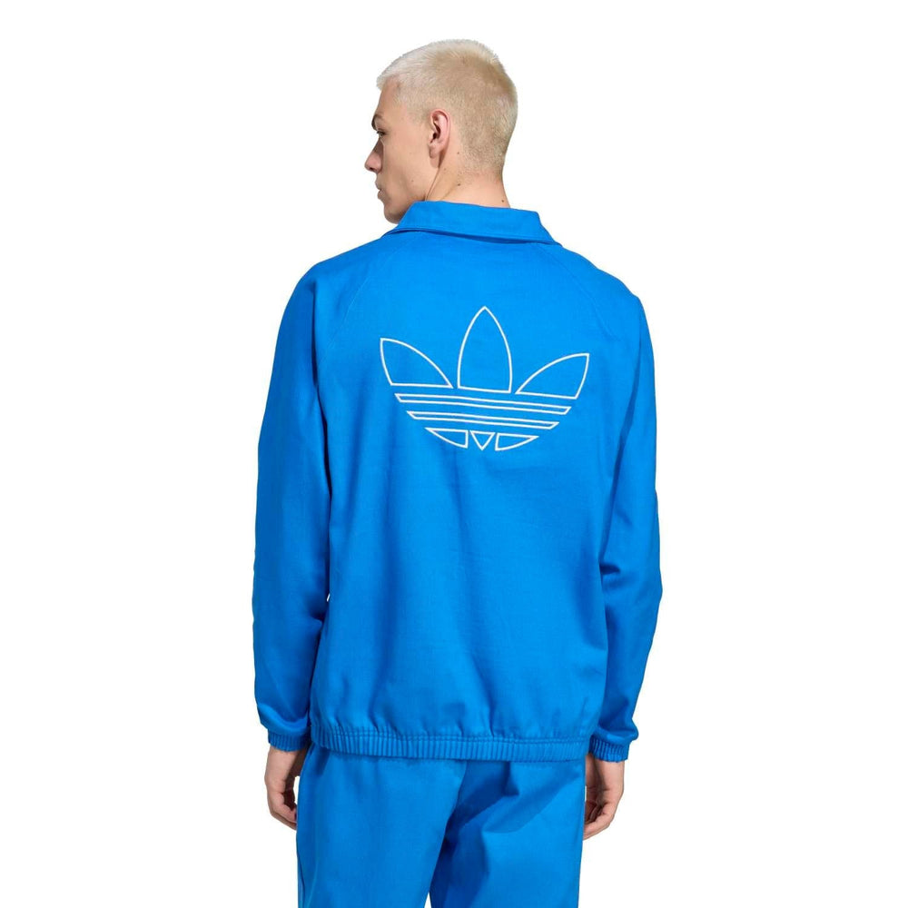 Mens adidas Originals Terrace Icons Collar Sweatshirt 25/26 Blue