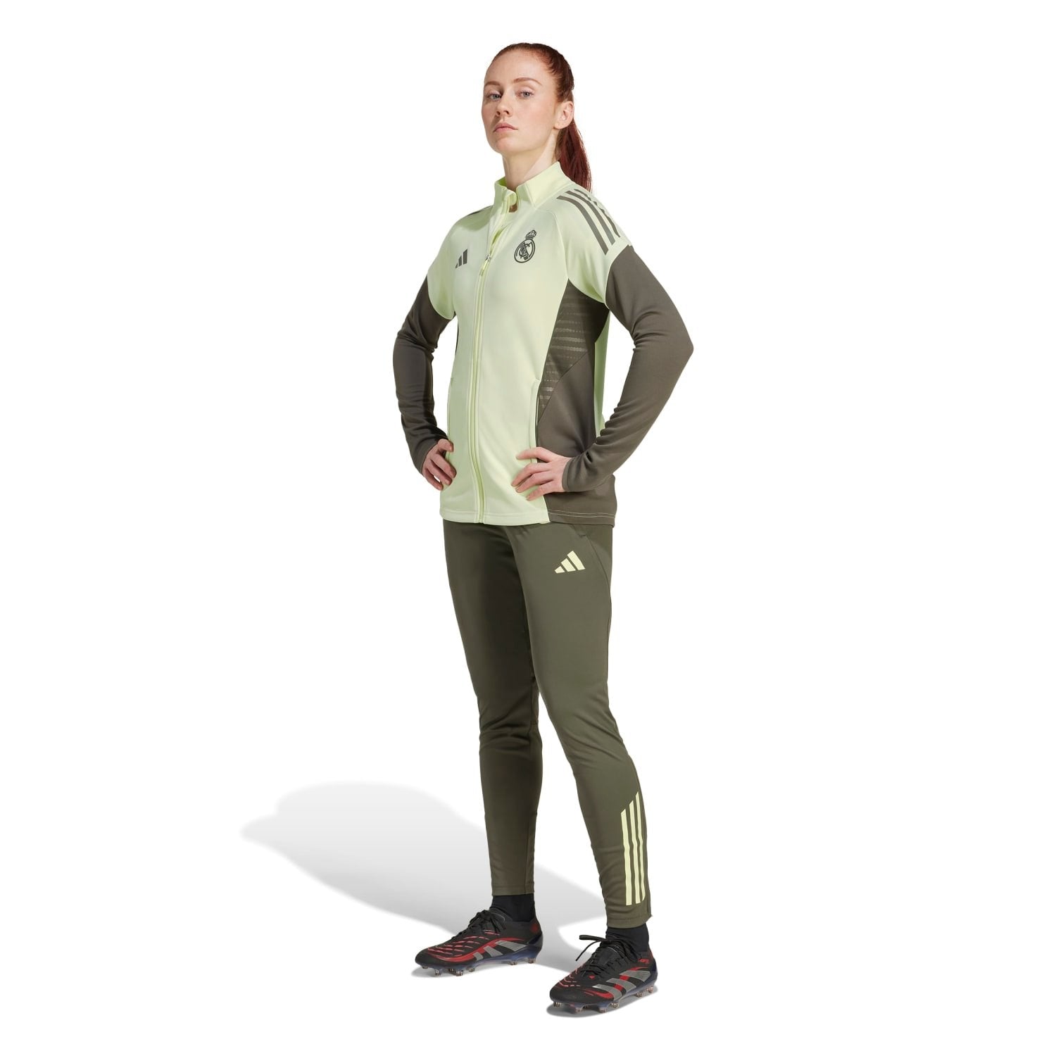 Womens adidas Training Jacket 25/26 Lime Green