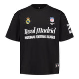 メンズ レアル・マドリード x NFL Tシャツ ブラック