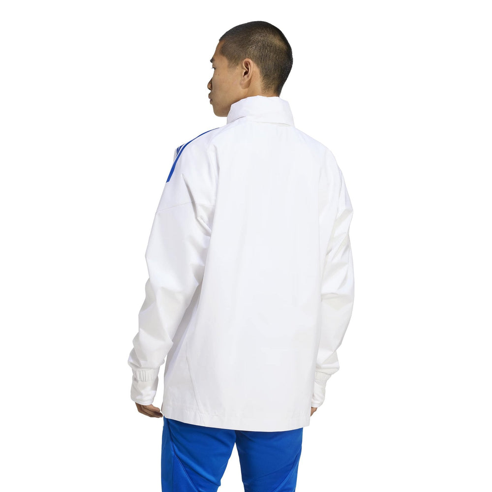 Mens adidas UCL Training All Weather Jacket 25/26 White