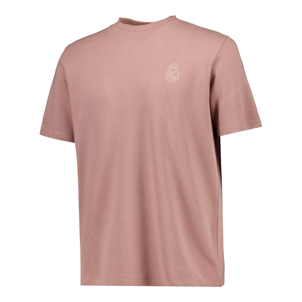 Mens Plum Noir Rib T-Shirt Dusky Pink