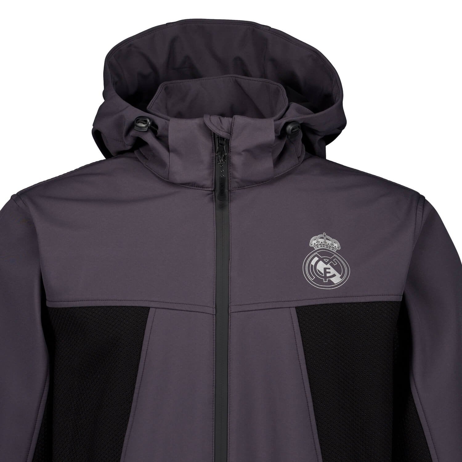 Mens Outerwear Softshell Jacket Dark Grey Real Madrid