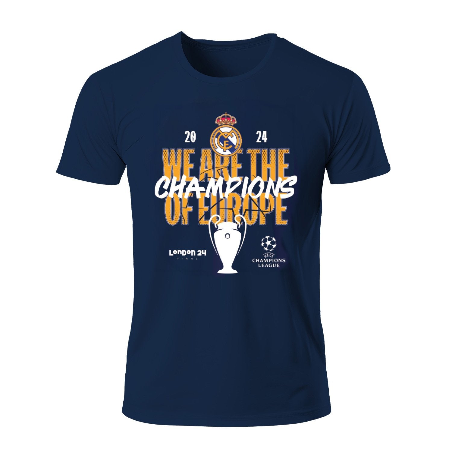 Mens UCL Champions 15 T-Shirt Navy