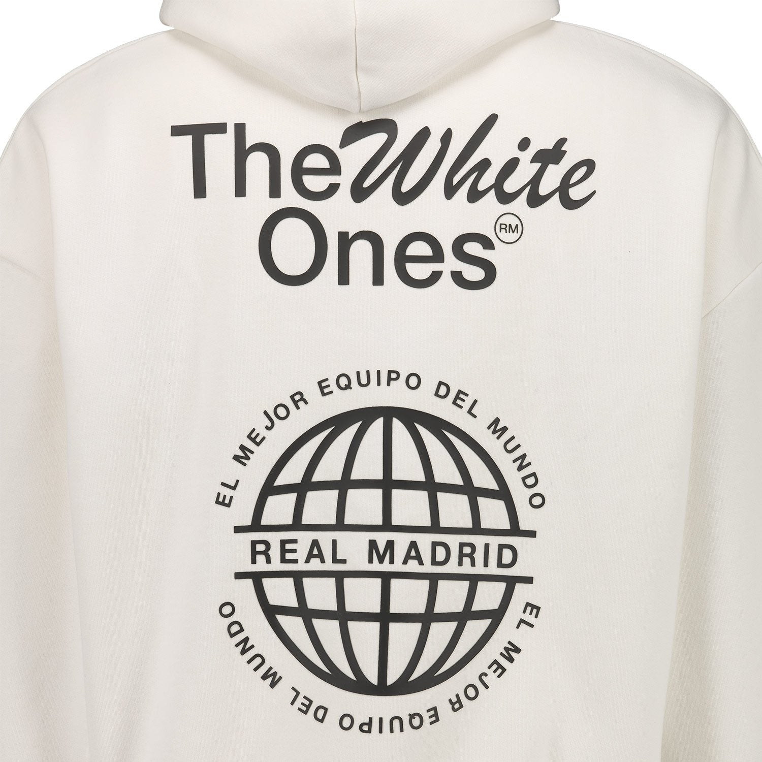 Mens The White Ones Graphic Hoodie White