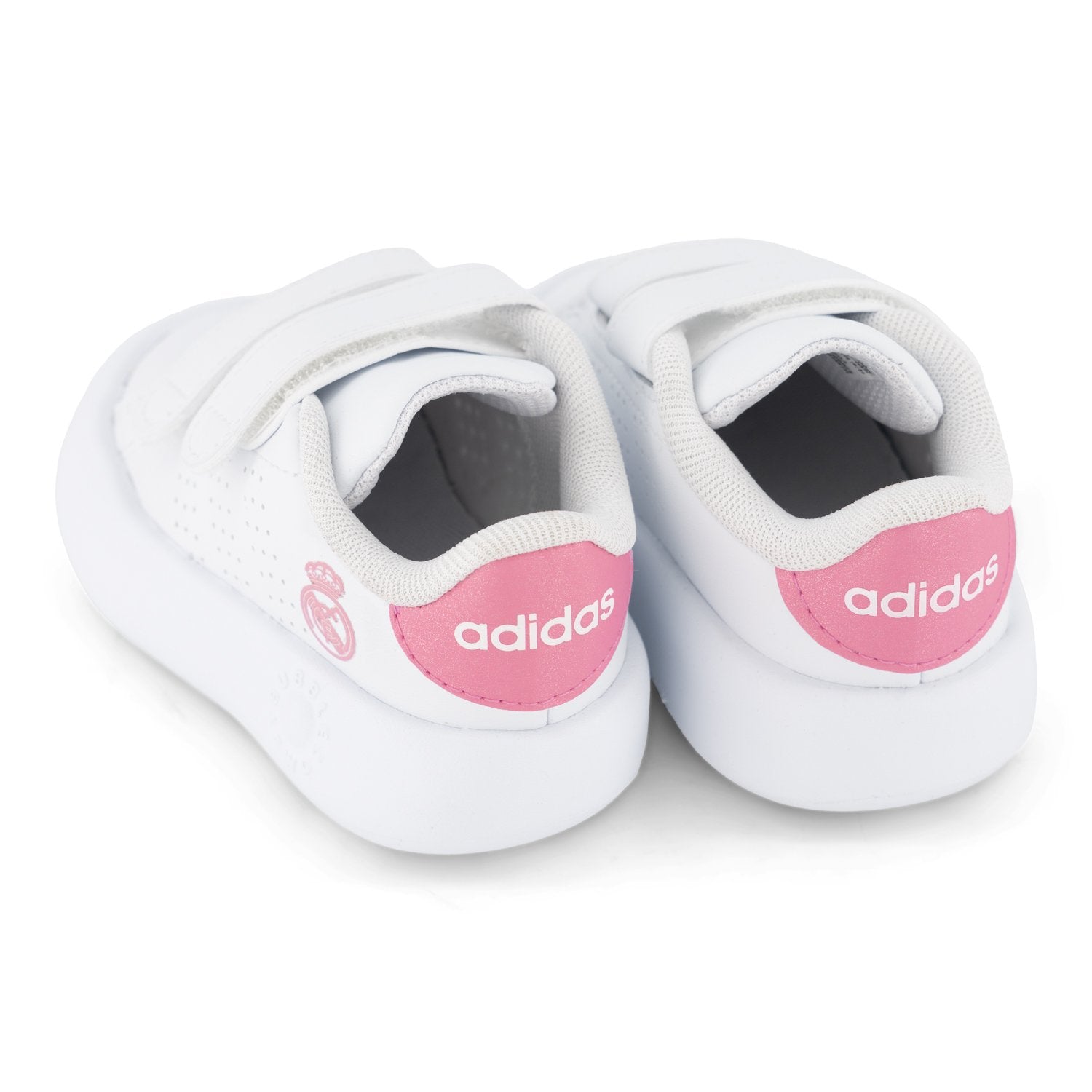 adidas Infant Advantage Shoes White/Pink