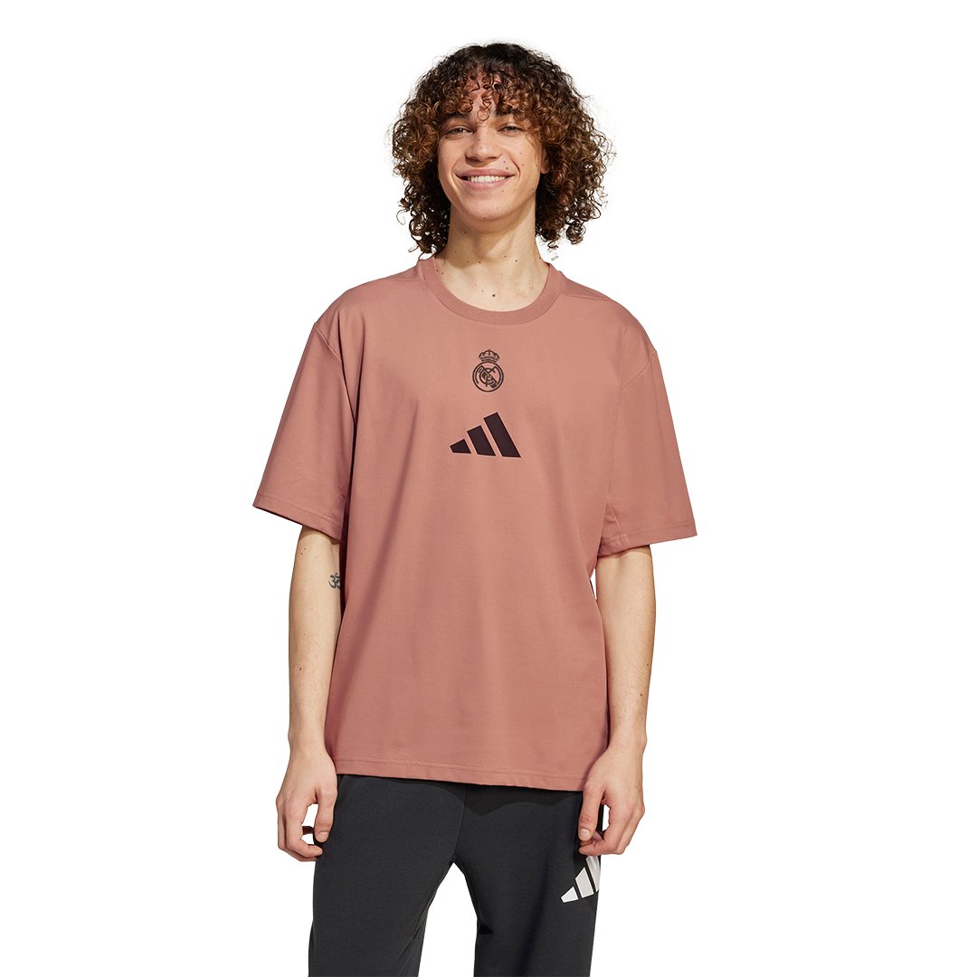 Mens adidas Real Urban T-Shirt Brown