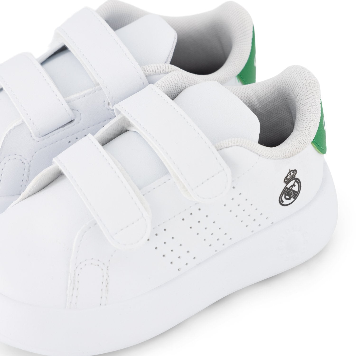 adidas Infant Advantage Shoes White/Green