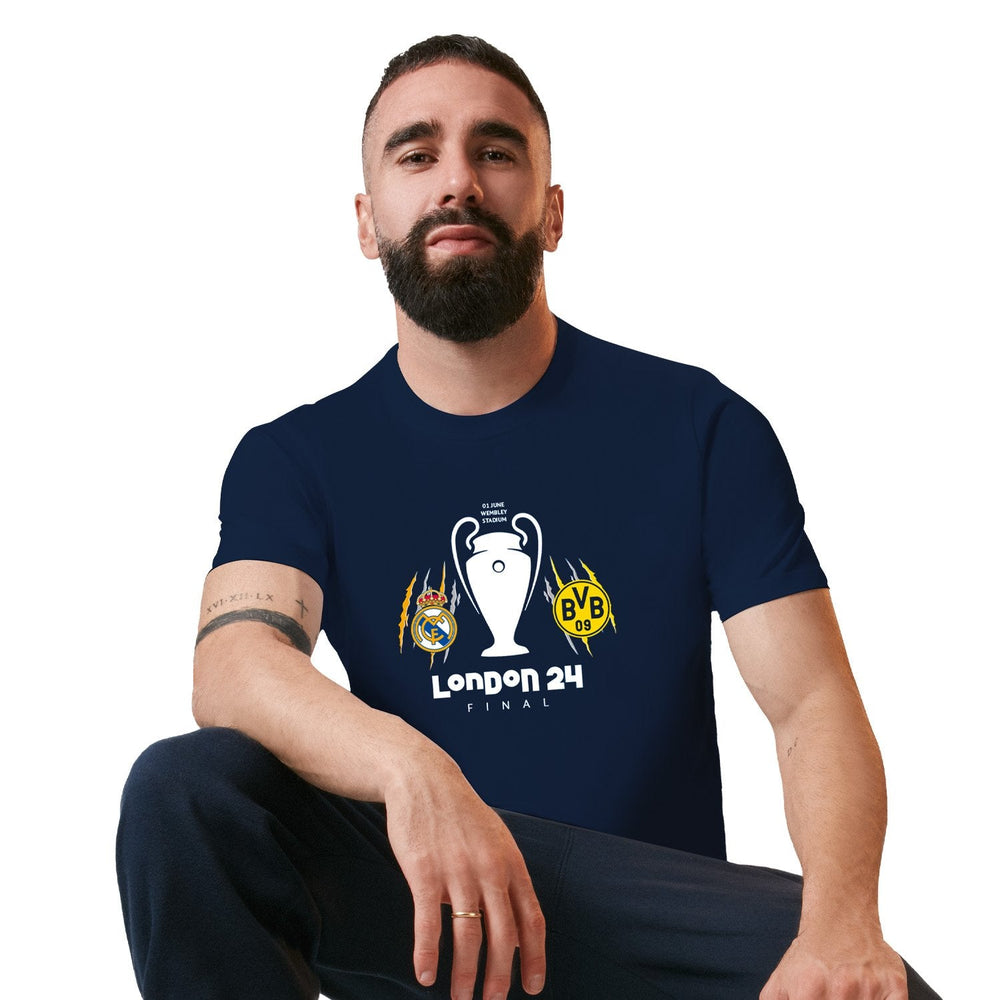 Mens UCL Final London 24 Friendship T-Shirt Navy