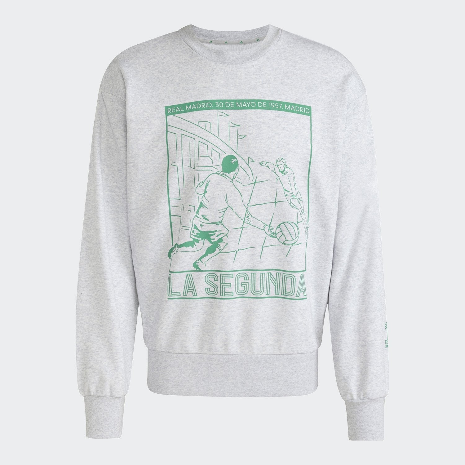 Mens adidas Heritage Pack Sweatshirt Grey | 1957