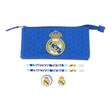 Real Madrid Triple Pencil Case Stationery Set