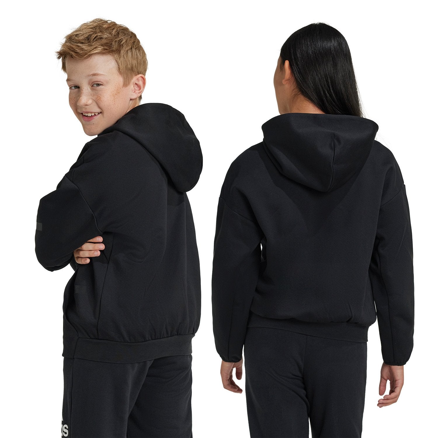 Kids adidas Real Urban Hoodie Black/ Black