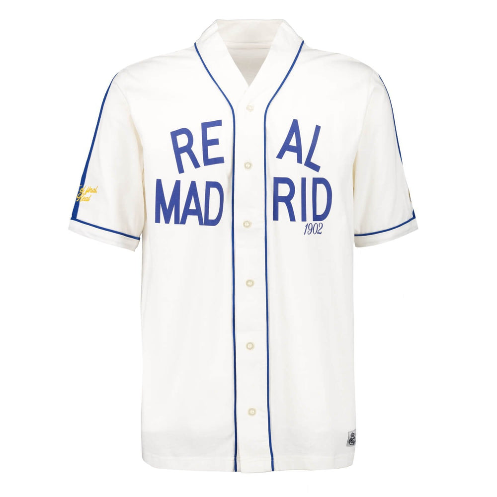 Mens Baseball Shirt Off White Real Madrid
