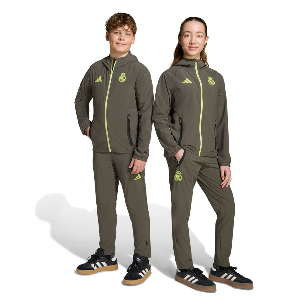 Kids Tiro Vis Tech Competition Pants Grey/Lime Green