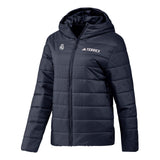 女款 adidas Terrex CLIMAWARM 保温防水夹克 海军蓝
