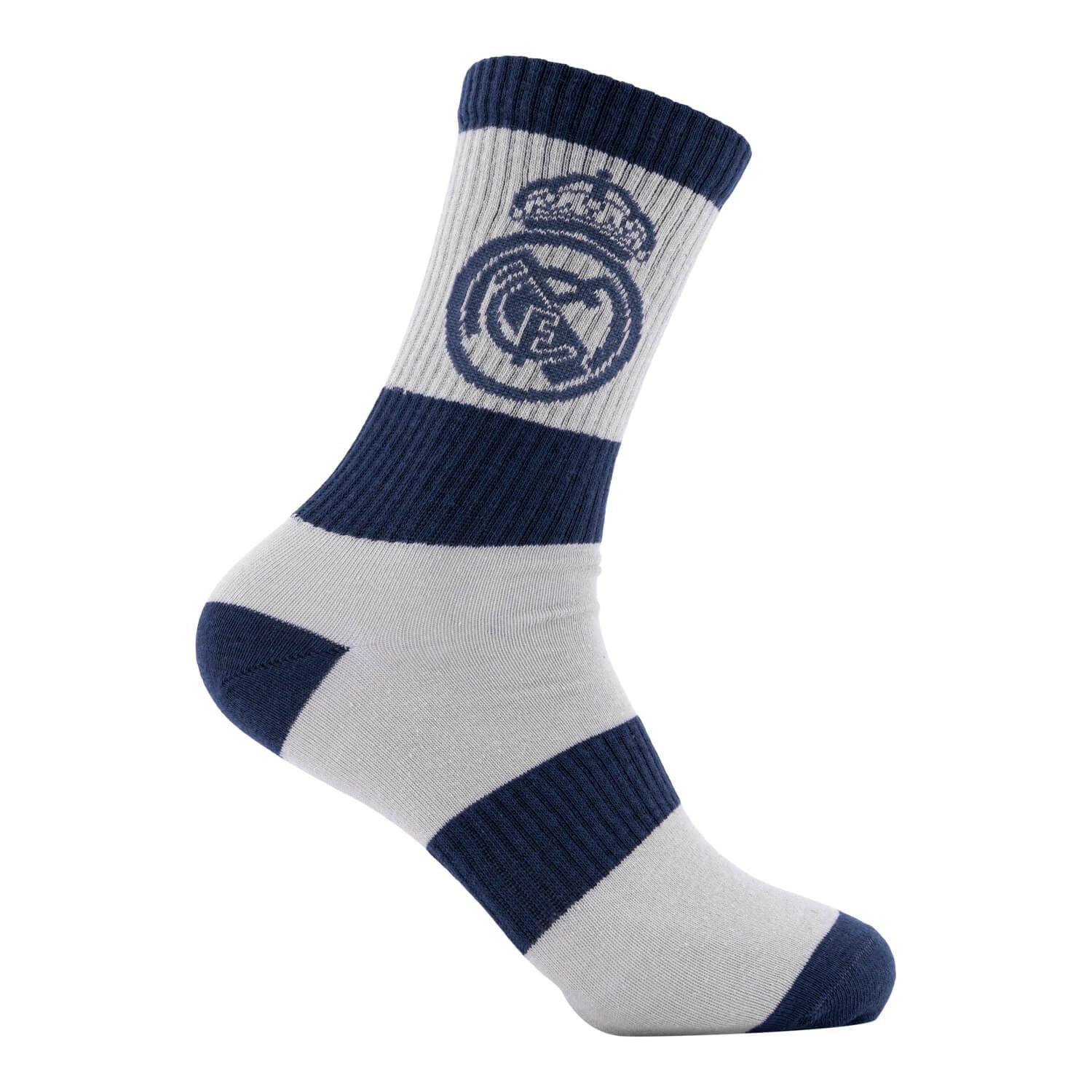 Mens Lifestyle Crew Socks Stripes 2 Pack