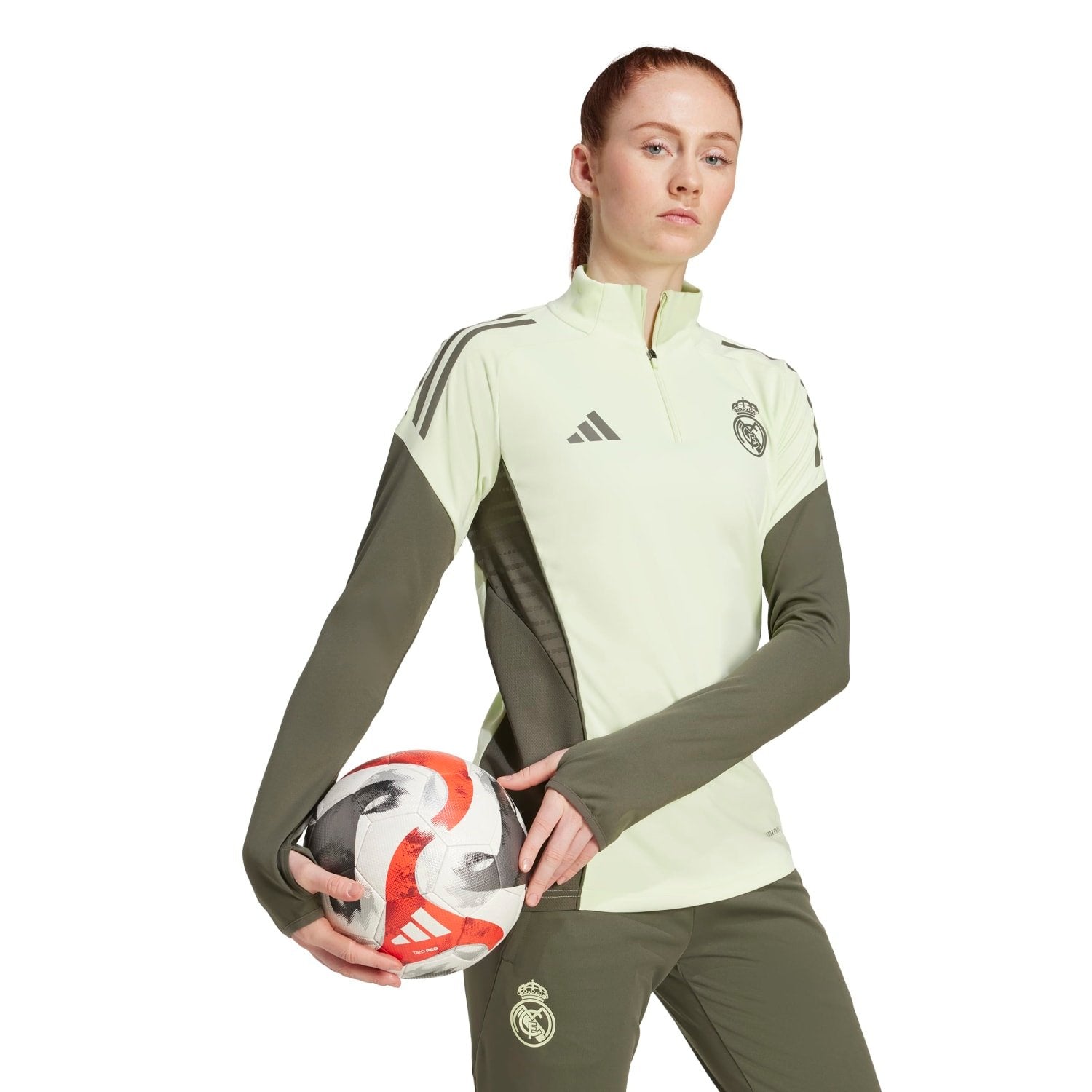 Womens adidas Training Top 25/26 Lime Green