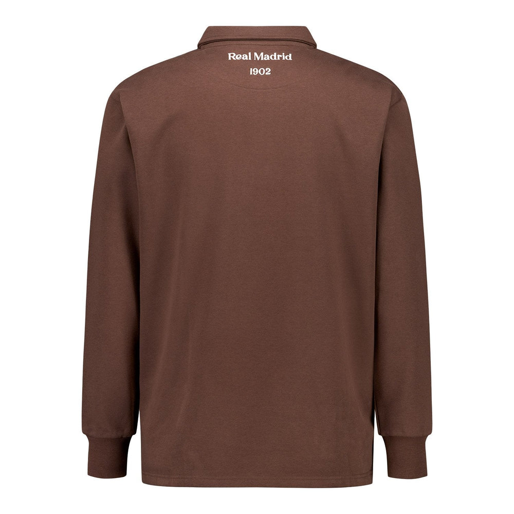 Mens Classic Polo Sweatshirt Brown