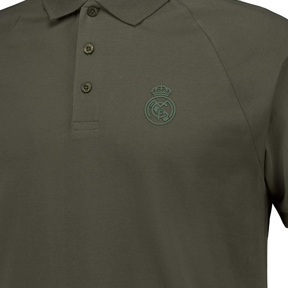 Mens Tape Polo Green