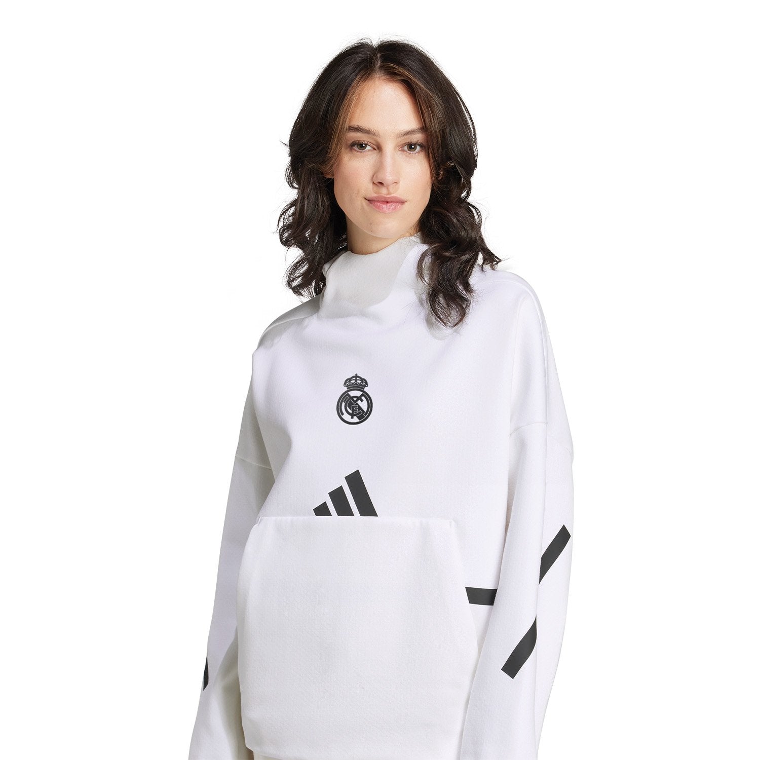 Womens adidas Real Urban Hoodie White