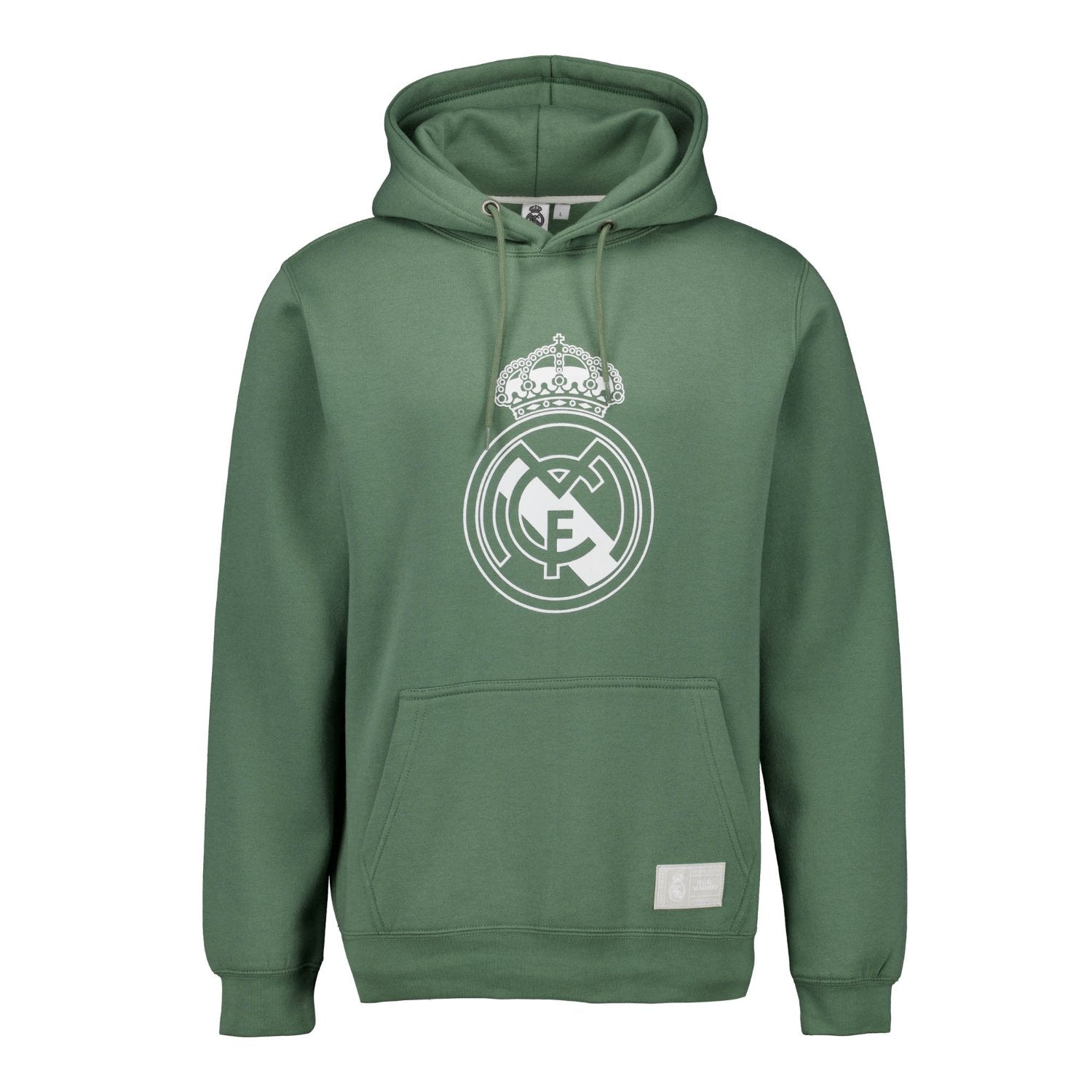 Mens Color Crest Hoodie Dark Green Real Madrid
