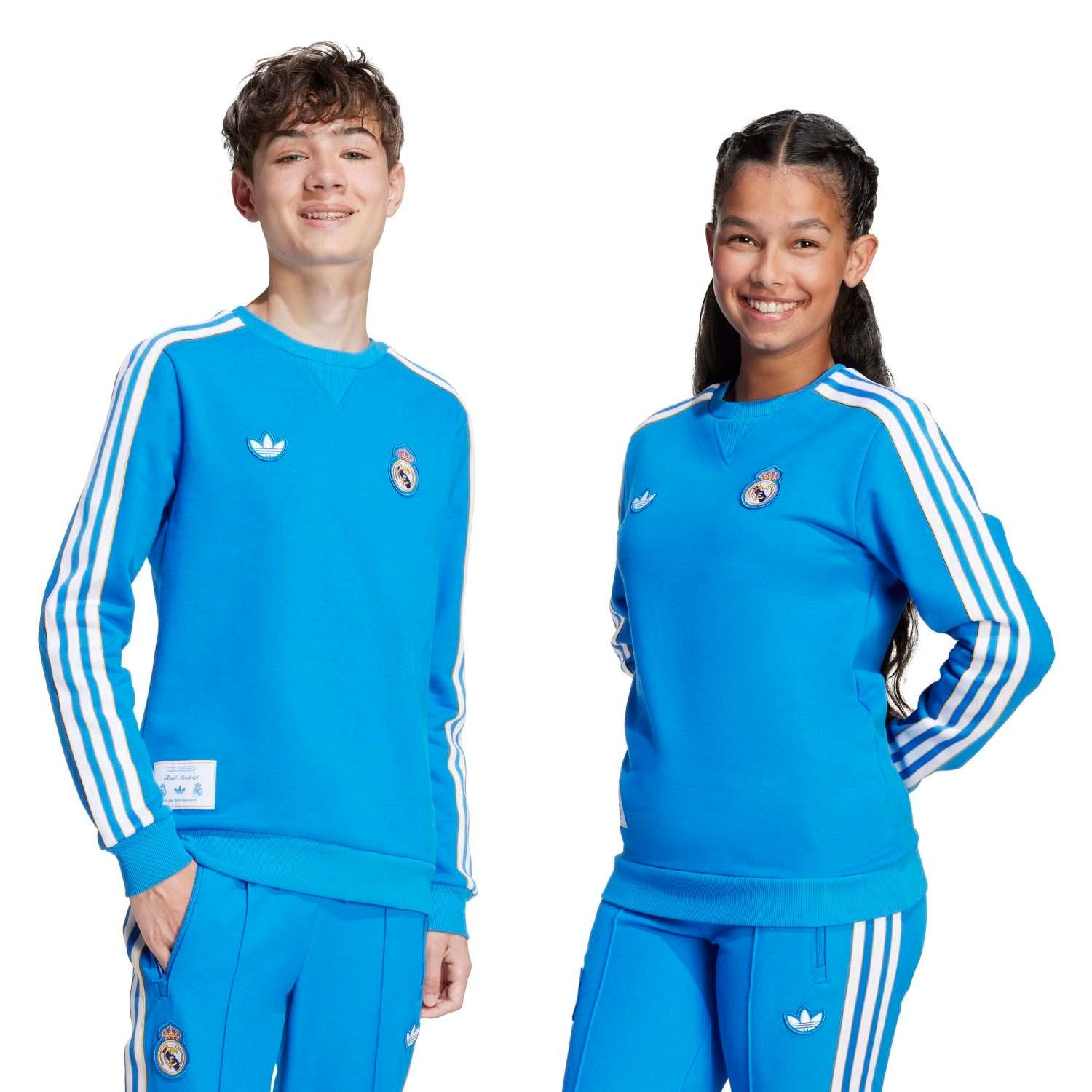 Kids adidas Originals Terrace Icons Sweatshirt 25/26 Blue