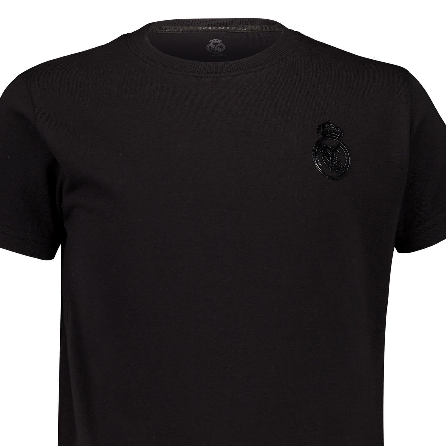 ユース ブラックアウト Tシャツ RMCFバックプリント ブラック Real