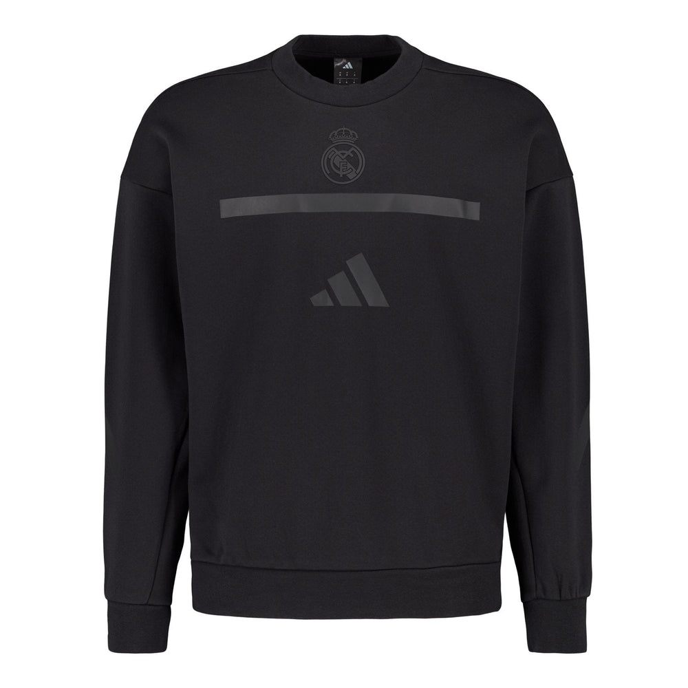 Mens adidas Real Urban Crew Sweatshirt Black