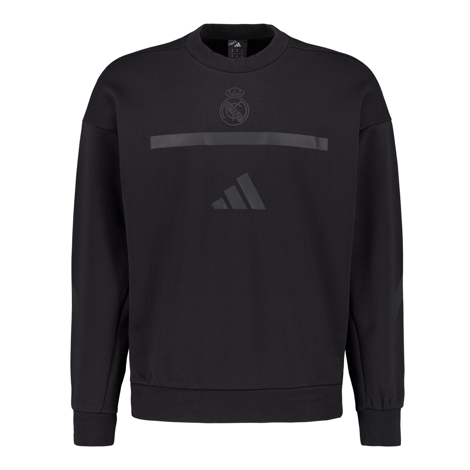 Mens adidas Real Urban Crew Sweatshirt Black